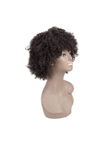 HairYouGo Curly Synthetic Wig 4# 5Inch Kanekalon Short Wigs For Black Women 1PC 