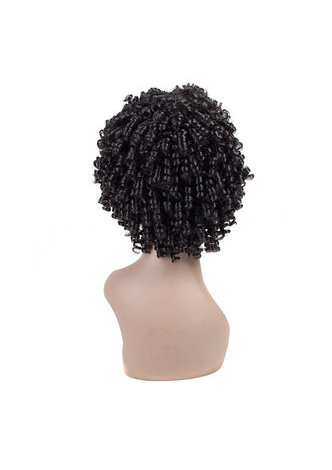 HairYouGo Curly Synthetic Wigs 9inch Fs2-30# Heat Resistant Fiber Wigs Peruca 1Pc/Pack Short Length Wigs