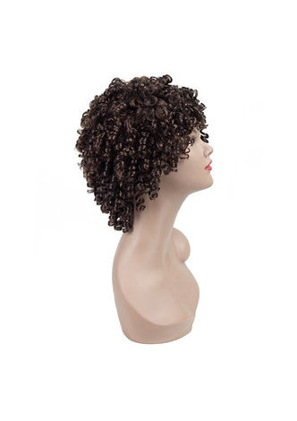 HairYouGo Curly Synthetic Wigs 9inch Fs2-30# Heat Resistant Fiber Wigs Peruca 1Pc/Pack Short Length Wigs