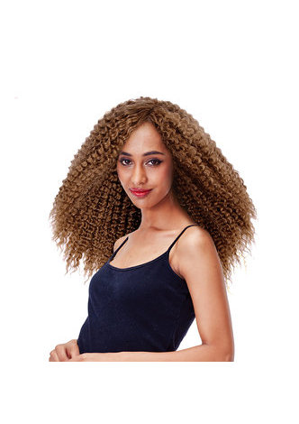 HairYouGo Kanekalon Fiber <em>Synthetic</em> Curly Wigs 30# Japanese Heat Resistant Wigs For Black Women 15