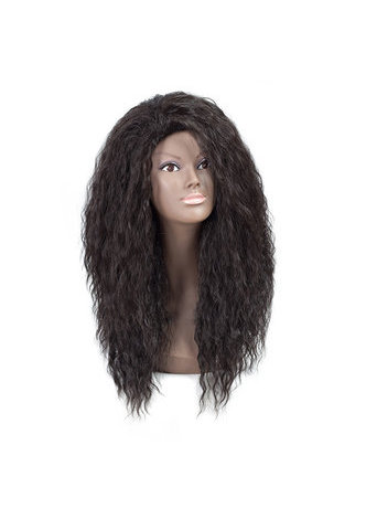 HairYouGo Medium Long Wigs Synthetic Hair 204g Curly Wigs For Black Women Kanekalon High Temperature Fiber