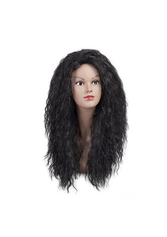 HairYouGo Medium Long Wigs Synthetic Hair 204g Curly Wigs For Black Women Kanekalon High Temperature Fiber