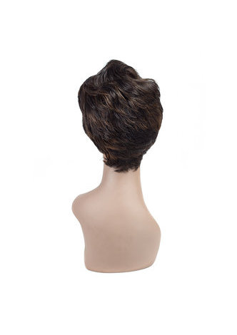 HairYouGo Short Synthetic Hair Wigs 1.5-4.5inch Japanese Kanekalon Fiber Wigs for Black Women 1pc Can Be Customized