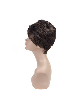 HairYouGo Short Synthetic Hair Wigs 1.5-4.5inch Japanese Kanekalon Fiber Wigs for Black Women 1pc Can Be Customized