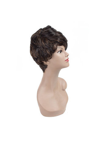 HairYouGo Short Synthetic Hair Wigs 1.5-4.5inch Japanese Kanekalon Fiber Wigs for Black Women 1pc Can Be Customized