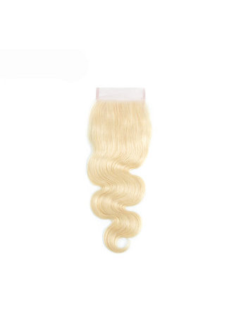 HairYouGo Brésilien Body Wave # 613 Corps 3 Bundles Avec Fermeture Brésilienne 100% Cheveux Humains Lisse Non-Remy cheveux