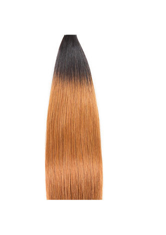 HairYouGo  Non-Remy Straight Hair Pre-Colored T1B/30 Human Hair 3 Bundles With Closure Free Shipping