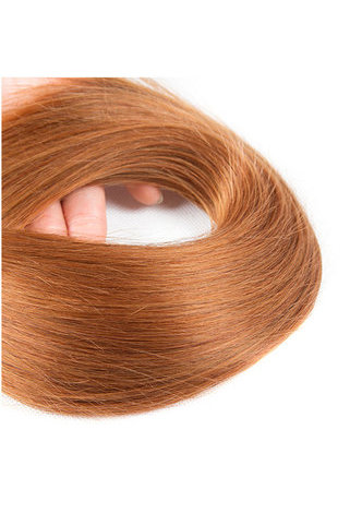 HairYouGo Non-Remy волосы прямого локона на трессе с верх накладки #30Pre-Colored натуральные волосы. бесплатная доставка