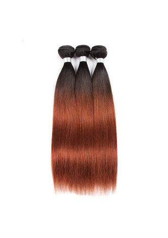 HairYouGo Non-Remy прямые волосы на трессе Pre-Colored T1B/33 натуральные волосы на трессе с накладки. бесплатная доставка