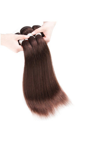 HairYouGo Non-Remy Hair Pre-Colored прямые тресс#4 натуральные волосы на трессе с накладки бесплатная доставка