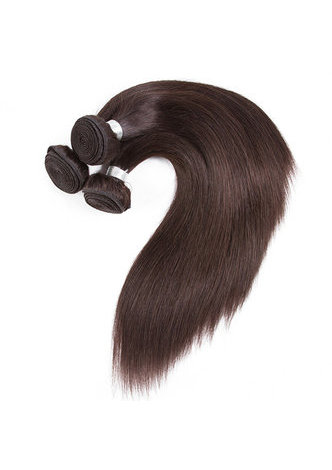 HairYouGo Pre-Colored Straight Wave Bundles With Closure Non-Remy #2 Human Hair In Extension Free Shipping