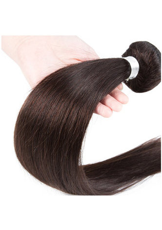 HairYouGo Pre-Colored Straight Wave Bundles With Closure Non-Remy #2 Human Hair In Extension Free Shipping
